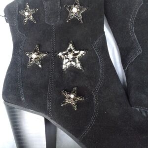 Gently used Anna Sui ankle boots size 8M